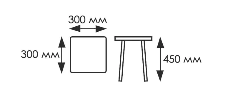Табурет пл. 1 кат. 2052 Ноги венге КОМПЛЕКТ 2 шт._1