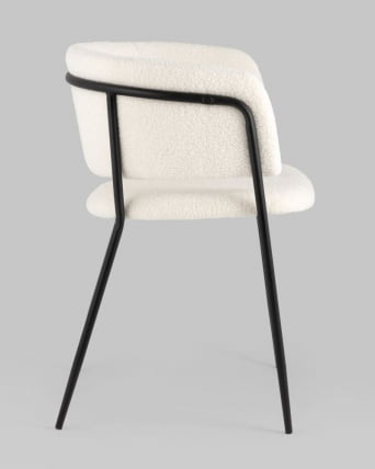 Стул Нэлли ткань букле Белый_8