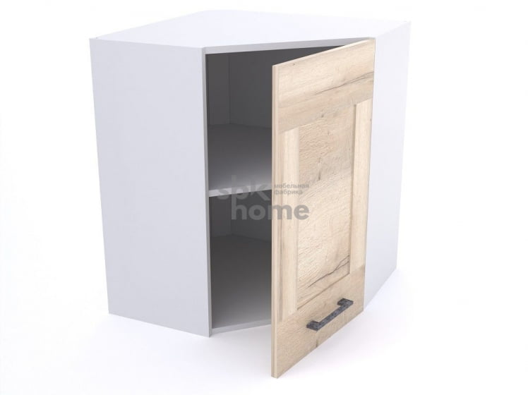 Шкаф угловой ШУ-60, Дублин (600*600*720) Дуб галифакс белый, 21650 _1
