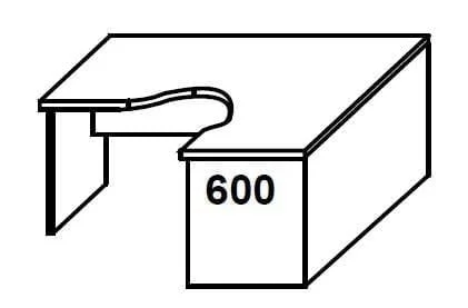 Стол письменный правый СА-4 Пр Венге Магия_1