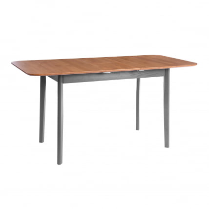 Стол Соната Люкс раздвижной/Sonata Lux extension table массив сосны, антик /графит, 120-(150)х75х73 см_4