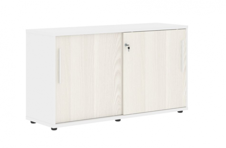 Шкаф с дверьми-купе EDIS ELC 1343 Ясень Траун Белый Белый_0