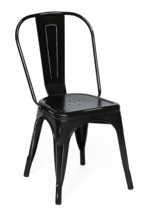 Стул LOFT CHAIR (mod. 012) металл, 45*35*85см, черный/black vintage_0