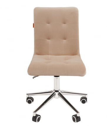 Кресло для оператора CHAIRMAN 030 chrome ткань T-6 Бежевый_1
