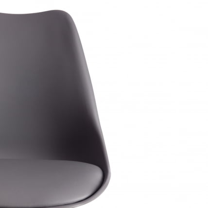 Стул барный TULIP BAR (mod. C1014H-1) пластик/дерево, 42 х 47,5 х 104 см, Grey (серый) 92717 / натуральный_5