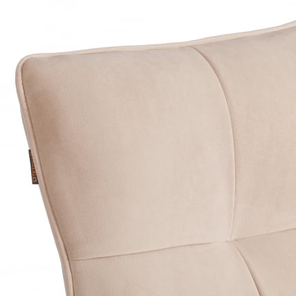 Стул обеденный Sweet LT, велюр, бежевый/черный, 7, 41х55х88 см_7