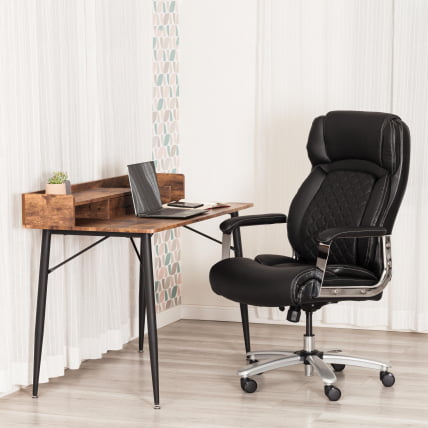 Кресло Atlant рецикл. кожа/иск. кожа, черный_19