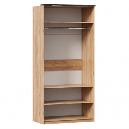 Шкаф двухстворчатый Техно ЛД 678.131.000.002 Дуб Золотой_2