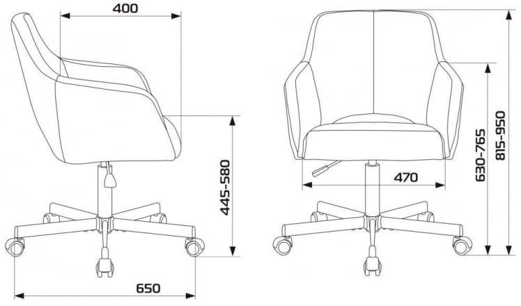 Кресло для оператора Бюрократ CH-380M Серая жемчужина зигзаг_5