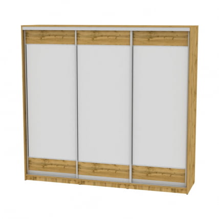 Шкаф-купе B-230х235х60-1(ДВ-D8D8D8)_0