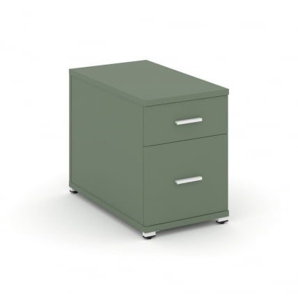 Тумба опорная/приставная с ящиком и распашным фасадом CONCEPT CN.TGO-004 B/W Кобо Белый_0