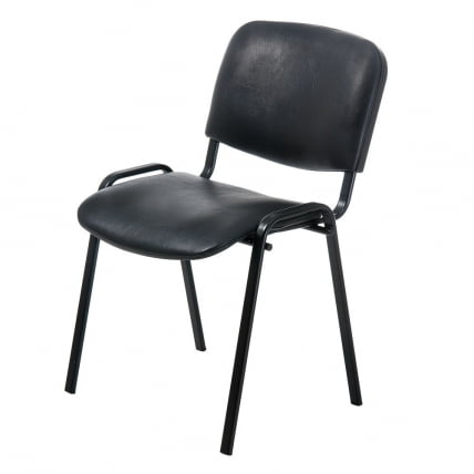 Кресло офисное ИЗО черная рама к/з Черный_0