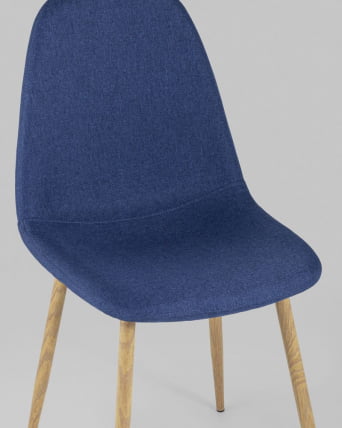 Стул Валенсия рогожка Темно-синий_6