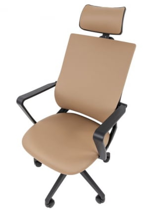 Кресло руководителя Chairman 545 экокожа Бежевый_6
