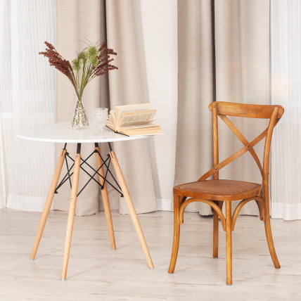 Стул CROSS (mod.CB2001) дерево береза, 49.5*53.5*87, Груша (№3)_11