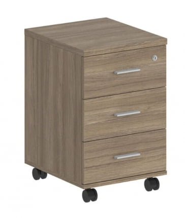 Тумба мобильная с тремя ящиками Sigma SG.612.OD.OD Дуб темный_0