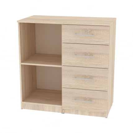 Комод Калисто(K17)923х902х468ручкарейлинг160мм(Венге)_1