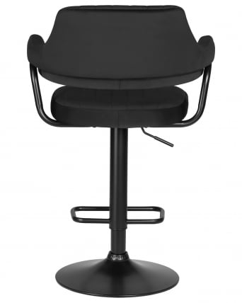 Стул барный DOBRIN CHARLY BLACK (черный велюр (MJ9-101))_4