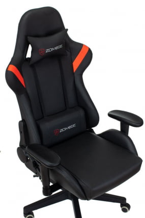 Кресло игровое ZOMBIE FORMULA RED_16