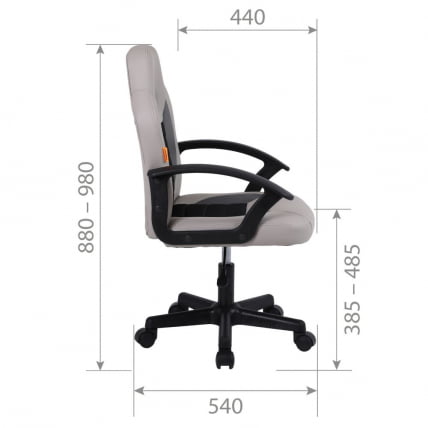 Детское кресло CHAIRMAN KIDS 111 Черный-голубой_7