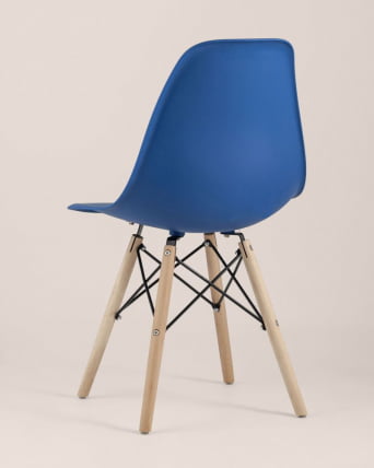 Стул Еамес ДСВ 4 шт. Синий / Eames DSW_5