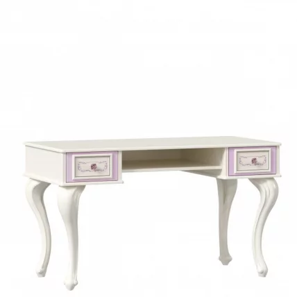 Стол письменный с зеркалом Маркиза 05 Алебастр_4