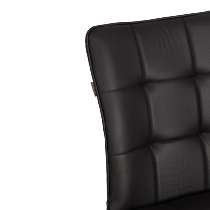 Барный стул Bari/Бари экокожа , черный, 45х56х110 см_6