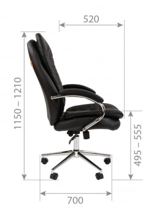 Офисное кресло Chairman 795 Белое_5