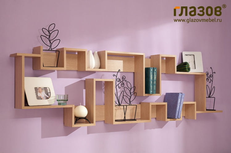 Стеллаж Twist Дуб беленый_0