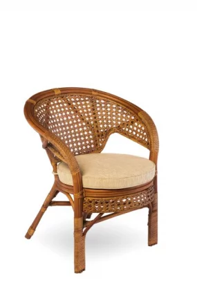 Кресло Пеланги, подушка на молнии Pelangi 02/15-3 миндаль матовый_0