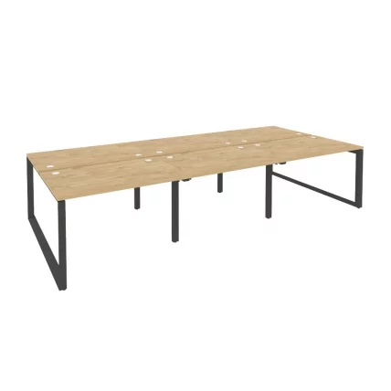 Рабочая станция на О-образном м/к ONIX O.MO-D.RS-6.2.8 Тиквуд Светлый/Антрацит_0