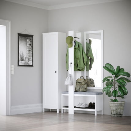 Шкаф одностворчатый Бланко ЛД 137.010.000 Белый_2