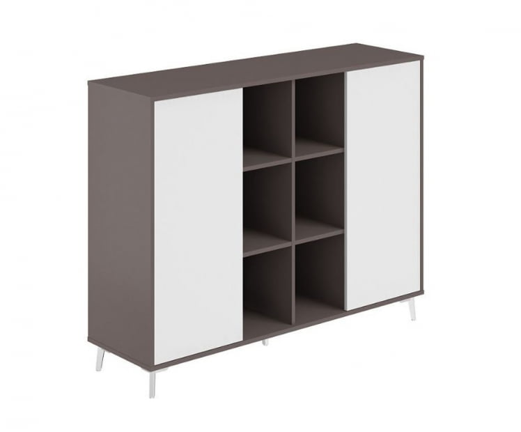 Шкаф средний с нишей Sirio SR.303.WF.WH.WH Вольфрам Белый_0