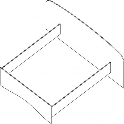 Кровать Проспект Гм.КРО-22 венге_0