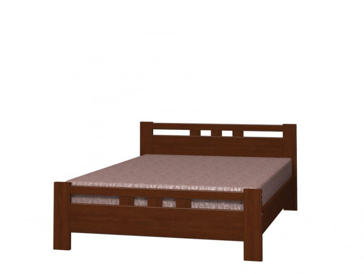 Кровать из массива Вероника 2 200х140 Орех_0