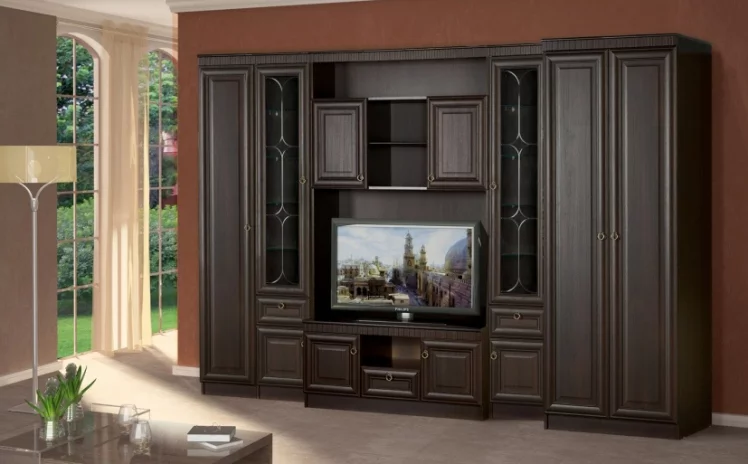 Шкаф для одежды Инна 614 Денвер темный_4