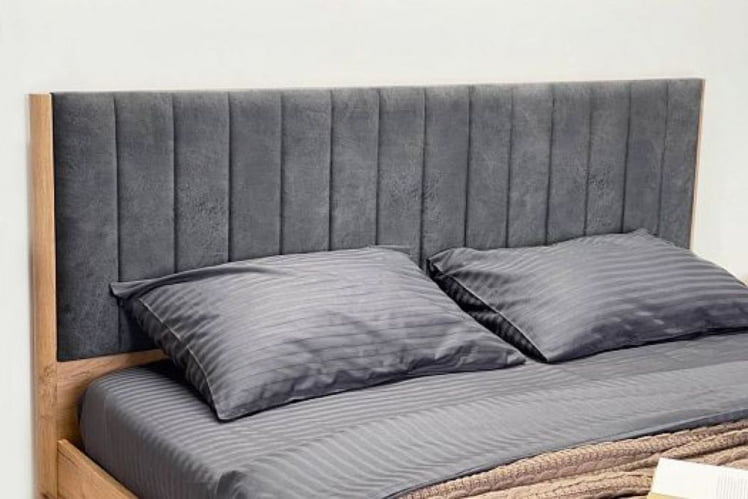 Кровать с подъемным механизмом 160х200 см Адам MSA-06 дуб крафт золотой/грей алькантара (велюр)_8