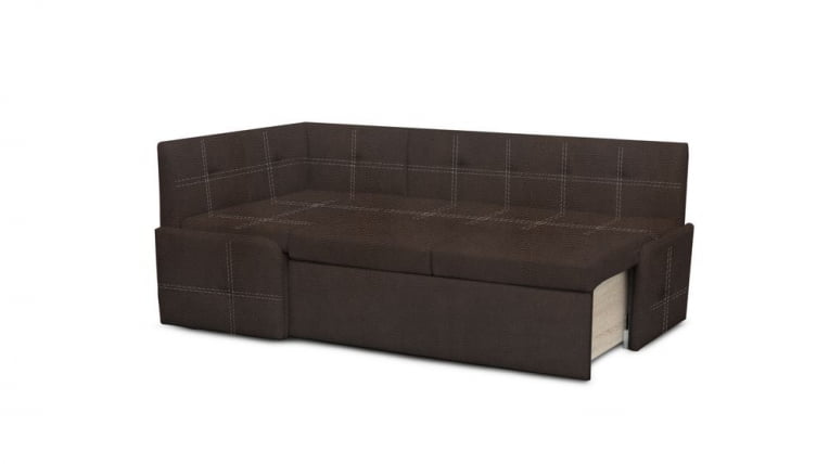 Кухонный уголок Вена иск.кожа Teos Brown_1