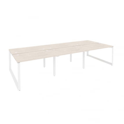 Рабочая станция на О-образном м/к ONIX O.MO-D.RS-6.2.7 Денвер Светлый/Белый_0