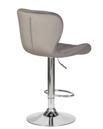 Стул барный DOBRIN BARNY (серый велюр (MJ9-75)) 2 шт_4