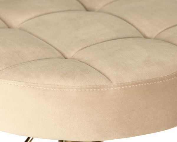 Табурет барный DOBRIN BRUNO GOLD (бежевый велюр (MJ9-10)) 2 шт_2