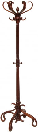 Вешалка напольная В 4Н Тёмно-коричневый_0