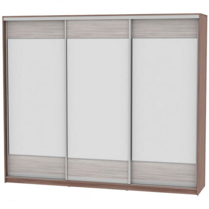 Шкаф-купе B-230х270х60-3(ЯШТ-ЯШС-D8D8D8)_0