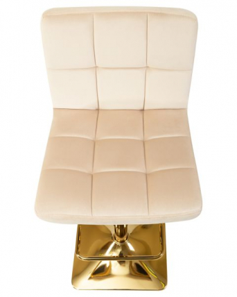 Стул барный DOBRIN GOLDIE (бежевый велюр (MJ9-10)) 2 шт_7