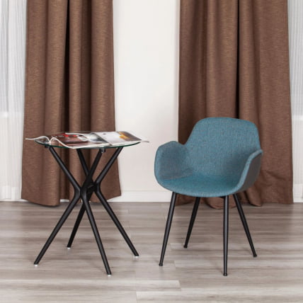 Стул VALENTINO (mod. PC45-2) / 1 шт. в упаковке металл/экокожа/ткань, 55 х 58 х 81 см, Turquoise (бирюзовый)/Grey (серый)/черный_9