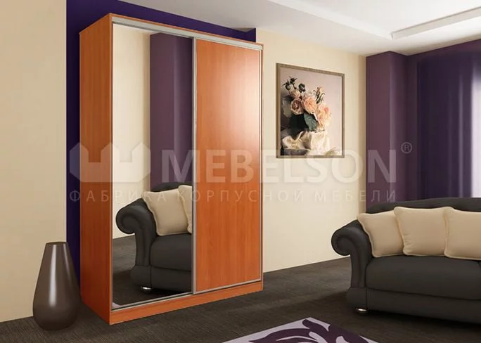 Шкаф-купе Рио-1 Вишня оксфорд_1