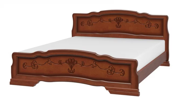 Кровать из массива Карина-6 200х90 Орех_0
