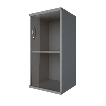 Шкаф низкий узкий правый Riva А.СУ-3.2 Пр Серый_0