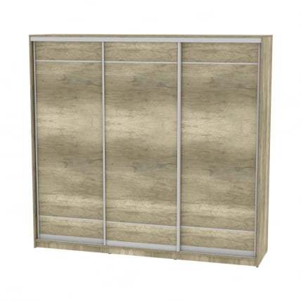 Шкаф-купе B-230х235х60-1(ДКМ-D7D7D7)_0