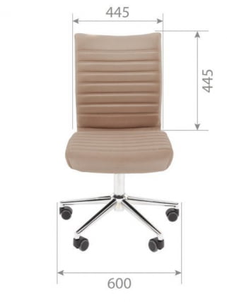 Офисное кресло CHAIRMAN 033 велюр Черный_11